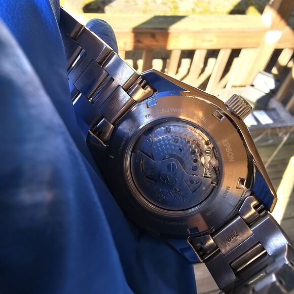 Orient Star Skeleton Automatic F6F4-UAF0 Japan Open Heart Stainless Steel Watch - Picture 10 of 16